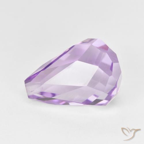 7.36ct Naturel Violet Iris Améthyste, Briolette, VS