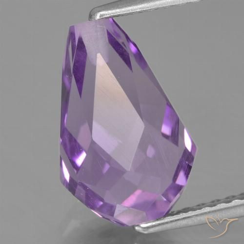 3.69ct Naturel Violet moyen Améthyste, Briolette, VS