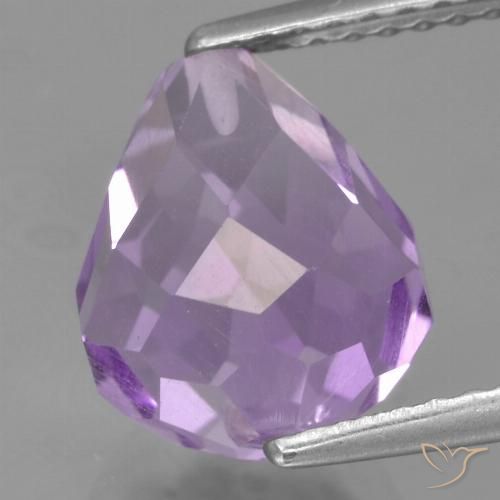 3.92ct Naturel Violet moyen Améthyste, Briolette, VS