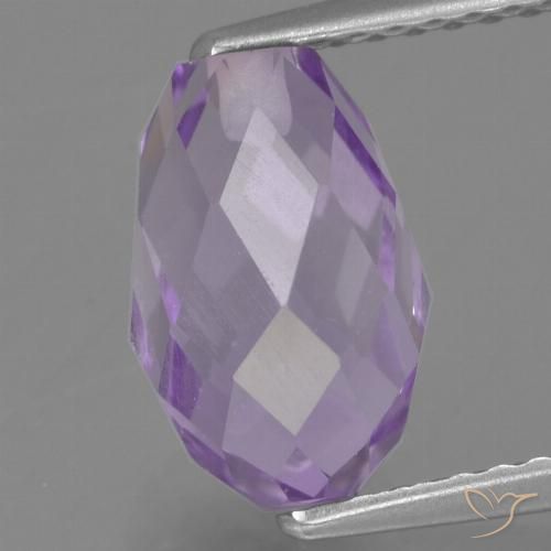 2.78ct Naturel Violet iris profond Améthyste, Briolette, VS