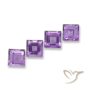 Shop natural 4.01ct Violet Rosâtre Améthyste gems, Carré, from Brésil at GemSelect. In stock, global shipping!