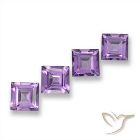 Shop natural 3.77ct Rose violet moyen Améthyste gems, Carré, from Brésil at GemSelect. In stock, global shipping!