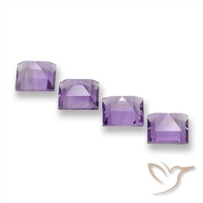 Shop natural 3.77ct Rose violet moyen Améthyste gems, Carré, from Brésil at GemSelect. In stock, global shipping!