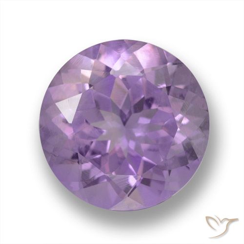 3.96ct Naturel Violet rose moyen Améthyste, Tour, VVS