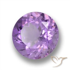 Améthyste Violet moyen naturelle Tour, 3.92 ct, VVS