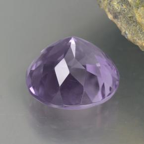 Améthyste violet naturelle coupe roude, 4,69 ct, VVS