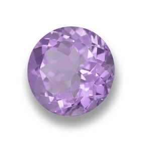 Améthyste Violet moyen naturelle Coupe roude, 4.00 ct, VVS