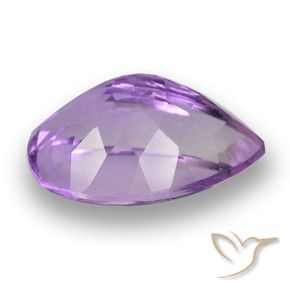 Améthyste Violet foncé naturelle En forme de poire, 5.87 ct, VVS-VS
