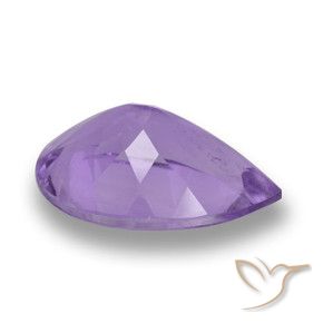Améthyste Violet moyen naturelle En forme de poire, 5.30 ct, VS