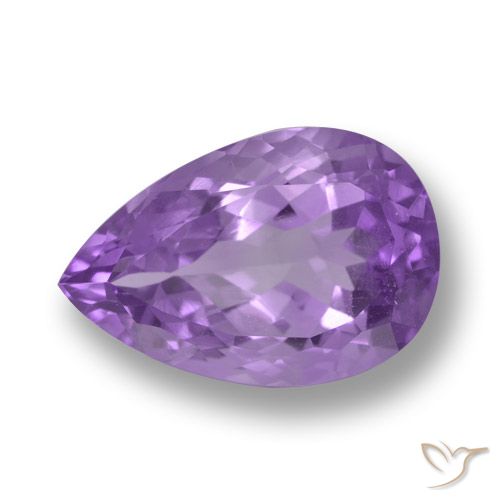 6.26ct Naturel Pourpre violacé profond Améthyste, En forme de poire, VS