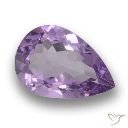 2.98ct Naturel Violet moyen Améthyste, En forme de poire, VS