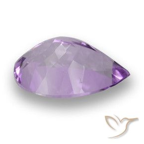 Améthyste Violet foncé naturelle En forme de poire, 3.46 ct, VVS-VS