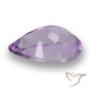 Améthyste Violet rose moyen naturelle En forme de poire, 3.70 ct, VS