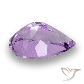 Améthyste Violet moyen naturelle En forme de poire, 3.59 ct, VS