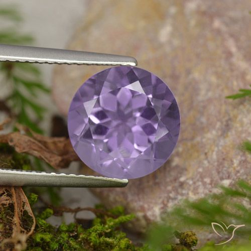 3.46ct Naturel Violet moyen Améthyste, Tour, VVS
