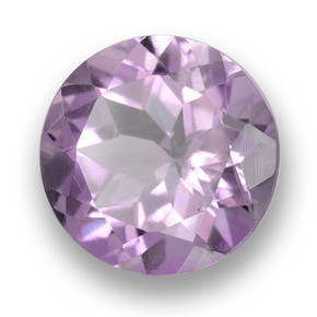 Améthyste Violet moyen naturelle Coupe roude, 3.24 ct, VVS-VS