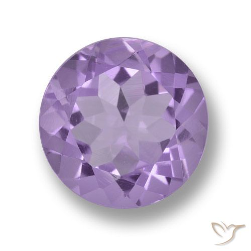 3.29ct Naturel Violet moyen-léger Améthyste, Tour, VVS