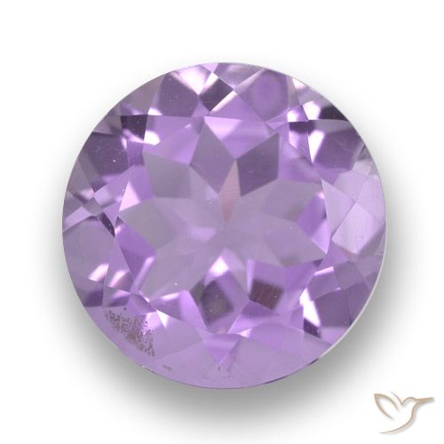 3.24ct Naturel Violet moyen Améthyste, Tour, VVS