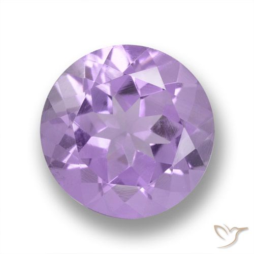 3.20ct Naturel Violet moyen Améthyste, Tour, VVS