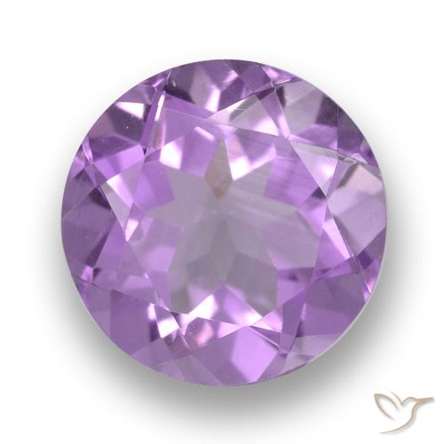 2.52ct Naturel Violet rosâtre moyen Améthyste, Tour, VVS
