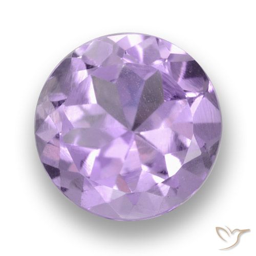 Améthyste Violet moyen naturelle Coupe roude, 2.91 ct, VVS