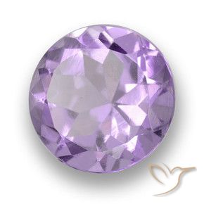 Améthyste Violet moyen naturelle Coupe roude, 2.91 ct, VVS