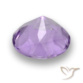 Améthyste Violet moyen naturelle Coupe roude, 2.91 ct, VVS