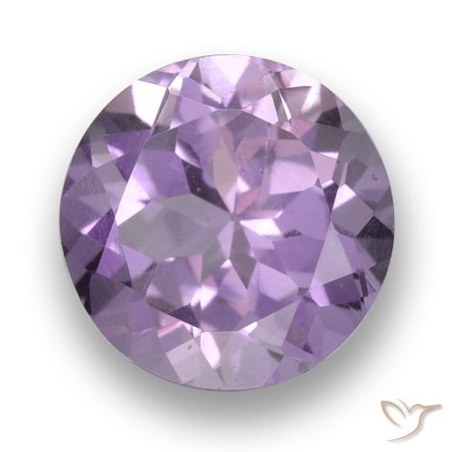 2.54ct Naturel Violet rose moyen Améthyste, Tour, VVS
