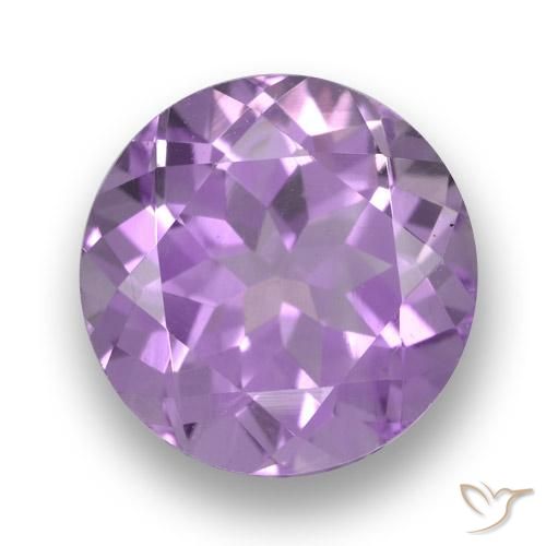3.58ct Naturel Violet rose moyen Améthyste, Tour, VVS