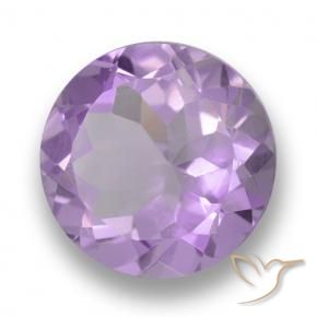 Améthyste Violet rose moyen naturelle Tour, 3.71 ct, VVS-VS