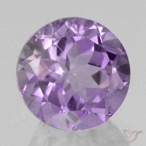 6.16ct Naturel Violet moyen-léger Améthyste, Tour, VVS-VS