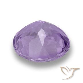 Améthyste violet moyen naturelle coupe roude, 4,39 ct, VVS-VS
