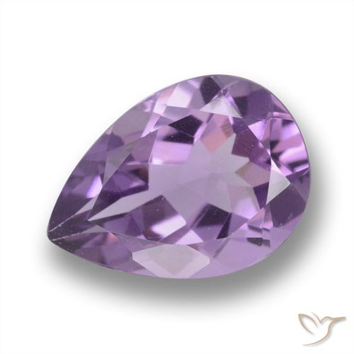 4.35ct Naturel Magenta profond Améthyste, En forme de poire, VVS