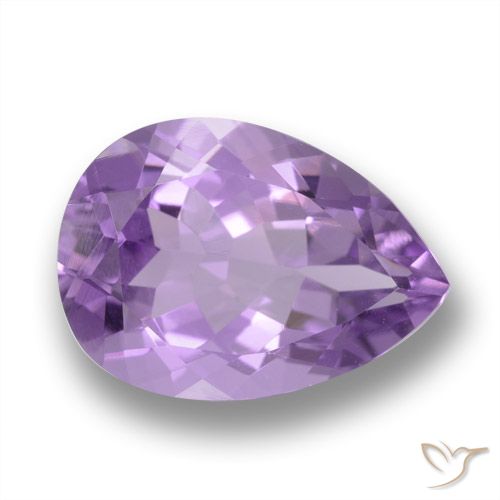 4.84ct Naturel Violet foncé Améthyste, En forme de poire, VVS