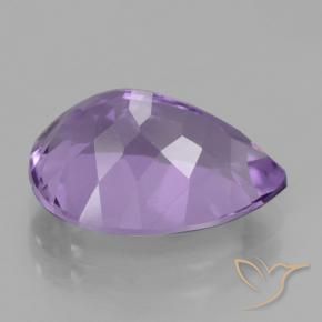 Améthyste Violet foncé naturelle En forme de poire, 5.10 ct, VS