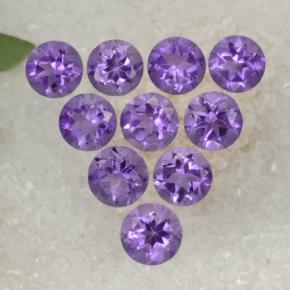 Achetez naturel 1.67ct Violet Améthyste gems, Coupe roude, En provenance Brésil chez GemSelect. En stock, livraison internationale!