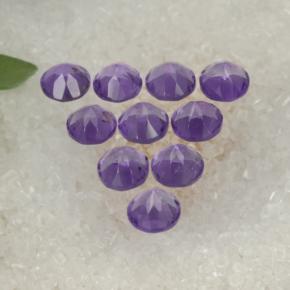 Achetez naturel 1.67ct Violet Améthyste gems, Coupe roude, En provenance Brésil chez GemSelect. En stock, livraison internationale!