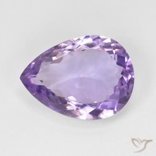 6.93ct Naturel Violet moyen Améthyste, En forme de poire, VVS-VS