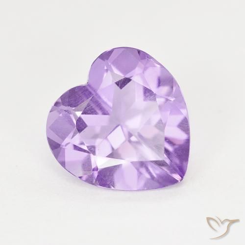 2.85ct Naturel Violet foncé Améthyste, Cœur, VS