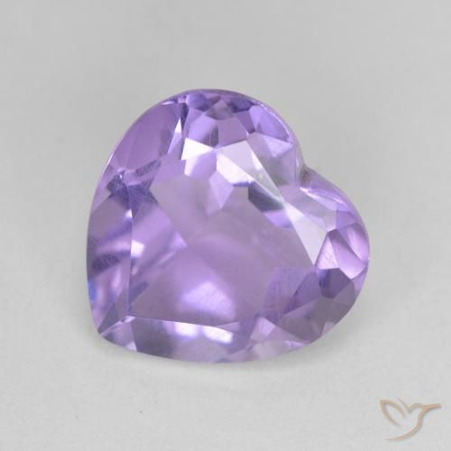 3.02ct Naturel Violet moyen Améthyste, Cœur, VS