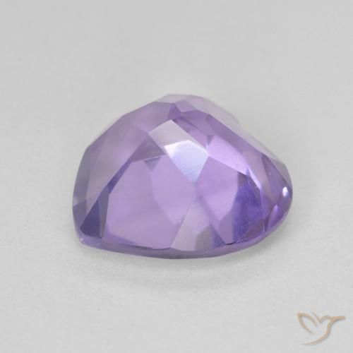Améthyste Violet moyen naturelle Cœur, 3.02 ct, VS