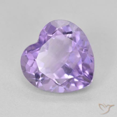 3.03ct Naturel Violet moyen Améthyste, Cœur, VS