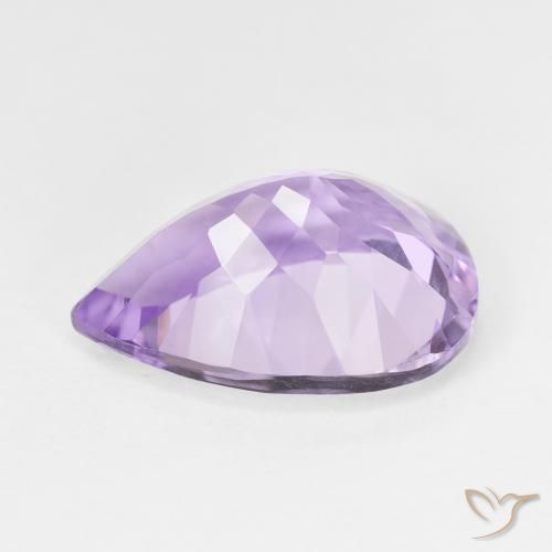 Améthyste Violet foncé naturelle En forme de poire, 7.29 ct, VVS-VS