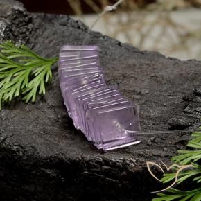 Shop natural 15.55ct Violet rosâtre léger Améthyste gems, Carré, from Brésil at GemSelect. In stock, global shipping!