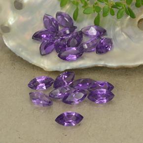 Achetez naturel 3.28ct Violet foncé Améthyste gems, Marquise, En provenance Brésil chez GemSelect. En stock, livraison internationale!
