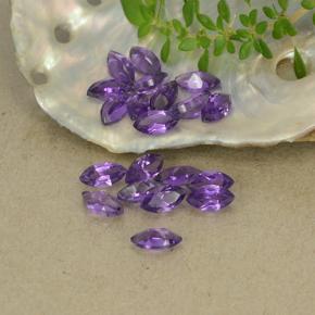Achetez naturel 3.28ct Violet foncé Améthyste gems, Marquise, En provenance Brésil chez GemSelect. En stock, livraison internationale!