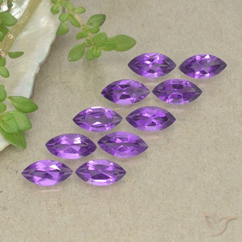 2.38ctw Naturel Violet foncé Améthyste, Marquise, VS
