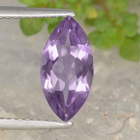 Améthyste Violet Iris naturelle Marquise, 1.57 ct, VS