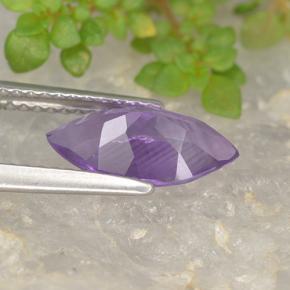 Améthyste Violet naturelle Marquise, 1.44 ct, VS