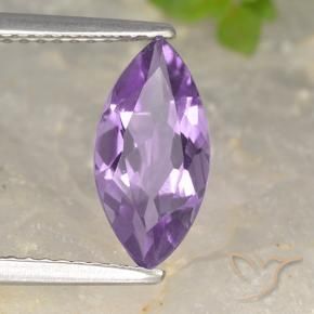 Améthyste Violet Iris naturelle Marquise, 1.36 ct, VS